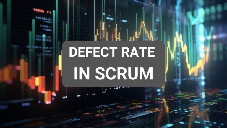 Image illustrating the concept of defect rate in Scrum