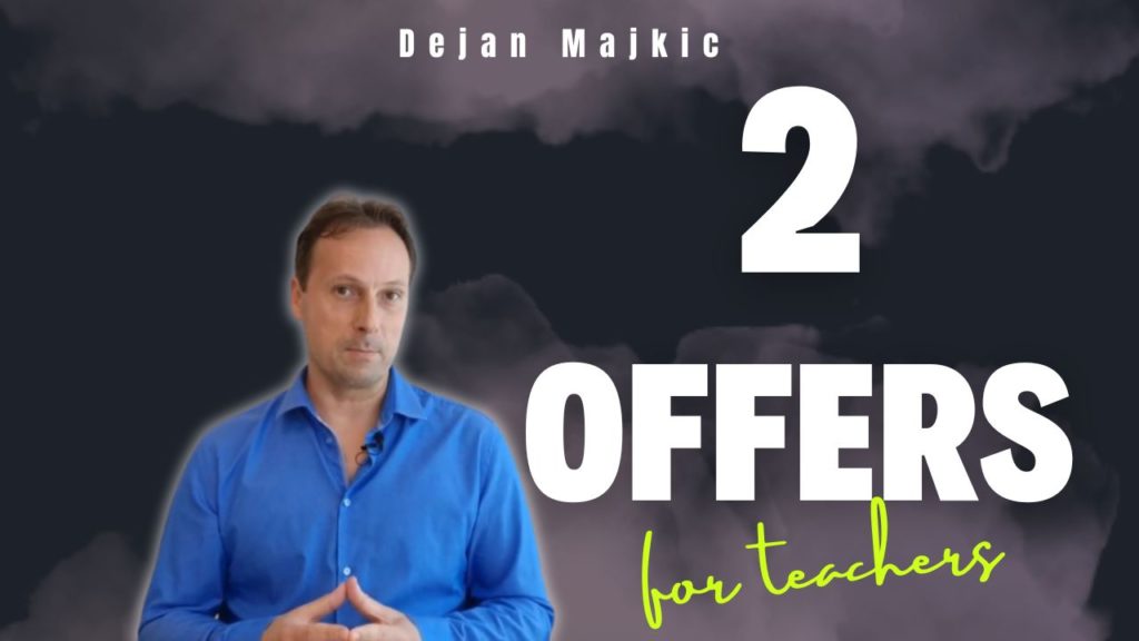 2 offers for teachers