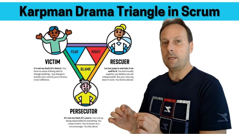 Karpman Drama Triangle in Scrum