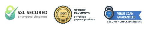 SSL Secured, Secure Payments, Virus Scan Guaranteed, Trust Indicators, trust signals